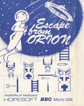 Escape from Orion (1983)(Hopesoft)[ORION] box cover front